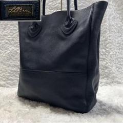 【再入荷！】 希少極美品✨llbean トートバッグ オールレザー 筆記体タグ A4可 バッグ