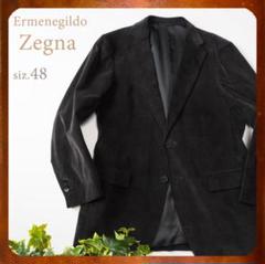 定価数十万円 zegna CASHCO カシミヤ混グレンチェックテーラードJKT 定価数十万円 zegna CASHCO カシミヤ混グレンチェックテーラード