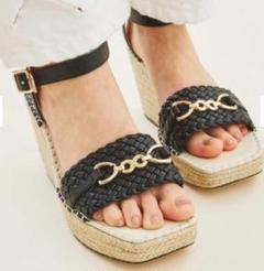 【美品】グレースコンチネンタル　ウェッジサンダル レザーウェッジサンダル / GRACE CONTINENTAL | GRACE