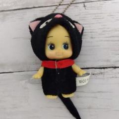 レア　ビンテージ　キューピー人形　黒猫　着ぐるみ　ぬいぐるみ　コスチューム