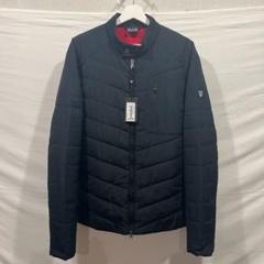 EA7 Emporio Armani ジャンパー 新品タグ付き[未使用] EA7 Men's Woven Down Jacket, Black/Gold, S at Amazon Men's