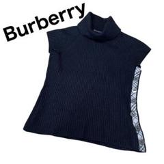 Burberry ノースリブ　タートルネックニット 2025年最新】BURBERRY ネック：ハイネック/タートルネック