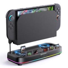 【新品】Switch 2専用 冷却ファン RGBライト搭載 ダブルファン仕様