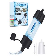 OHKEY 携帯浄水器 ろ過器 アウトドア 災害 海外 細菌除去 飲み水 飲料水