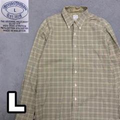 WC565 Brooks Brothers チェック 長袖シャツ