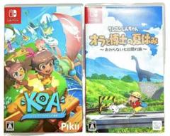 switch オラと博士の夏休み　コアとマーラの5人の海賊 ソフト 2本セット
