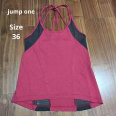 美品】 jump one ジャンプワン タンクトップ 36 レッド - メルカリ