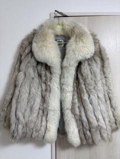 SAGA FOX/　シルバーフォックス 　Mサイズ　ショートコート 楽天市場】フォックス ファーコート ボリューム シルバー