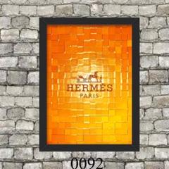 BALENCIAGA  type☆A2額装済アートポスター#449★エルメス HERMÈS type☆A4額装済オマージュアートインテリアポスター.#449