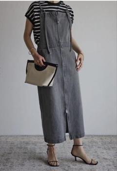⭐︎新品⭐︎ BONJOUR SAGAN グレー サロペット