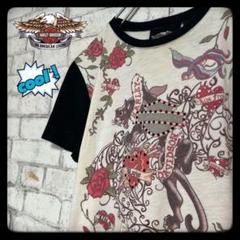 【希少】ハーレーダビッドソン Tシャツ チビT レアデザイン