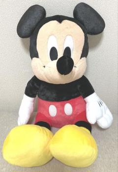 ミッキーマウス　グランデぬいぐるみ　おすわりVer.