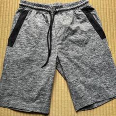 ハーフパンツ　スポーツ　グレー　ブラック　メンズ　M