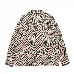 木村拓哉着用 MINEDENIM Zeebra ゼブラ シャツ キムタク着用 MINEDENIM マインデニム 半袖シャツ ゼブラ柄 サイズ2