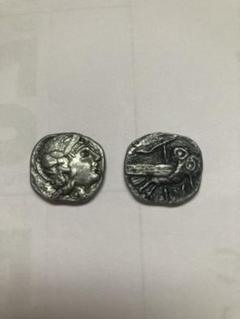 専用取置】古代ギリシア・アテナイ造幣所 前440年 テトラ