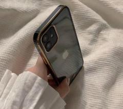 iPhone12Promax ケース インスタ映え 背面クリア 大人気