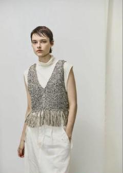 今期2025年春夏unfil|ハニカムメッシュ フリンジトップス Bshop｜unfil | ハニカムメッシュ フリンジトップス WOMEN