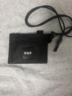 HUFハフ ASHBURY WALLET 財布 ポーチ ブラック ストラップ