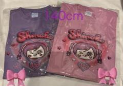 元祖しなこTシャツが進化した！三つ編みツインテールしなこTシャツ２枚セット140
