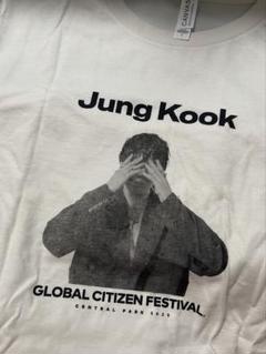 JUNGKOOK ジョングク♡グローバルシチズン(๑❛ᴗ❛๑)Tシャツ♡未使用L White Jungkook Own Design Graffiti T-Shirt | Jungkook - BTS