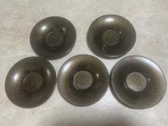 黒と金のキラキラ模様 小鉢 小皿 5枚セット