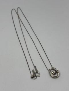 PT900 ダイヤモンド トップ PT850 ネックレス 0.2ct 約2.8g