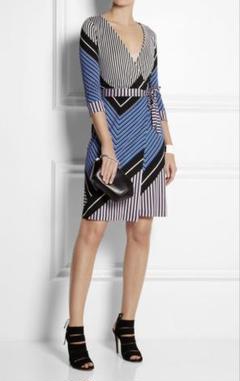 Diane von Furstenberg ストライプドレス