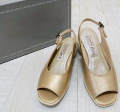 【新品・未使用】NAPT EXCELLENCE レディース サンダル ゴールド