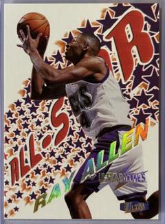 レイアレン  NBAカード　96-97   topps chrome  PSA7 Auction Prices Realized Basketball Cards 1996 TOPPS CHROME