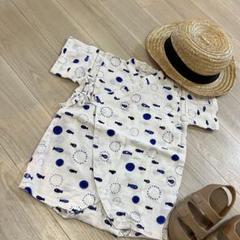 甚平　70 ロンパース　ベビー夏服　ベビー　甚平 70