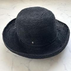 ★いつかどこかで★様ヘレンカミンスキー 帽子 ブラック HELE麦わら帽子 ヘレンカミンスキー 帽子 麦わら帽子 ストローハット ラフィア