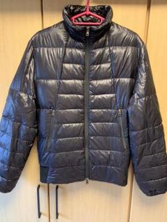 ニールバレット レザー ダウン ジャケット 値下げ！！ Neil Barrett (ニールバレット) Leather Front Sweatshirt Biker