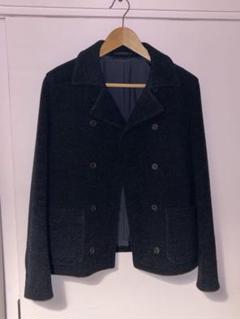 美品✨マーガレットハウエル【M】カシミヤウール混メルトンピーコート　ダークグレー 2025年最新】MARGARET HOWELL ピーコート・ウールコートの人気