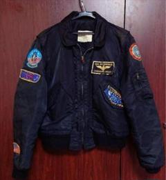 80s vintage spiwak MA-1 size 40 ネイビー 90年代 90s アメリカ製 米軍 アメリカ軍 ミリタリー 紺 ネイビー