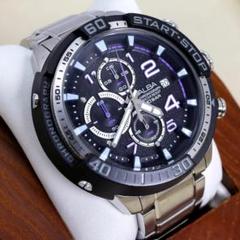 稼働 SEIKO ALBA 腕時計 クロノグラフ ビッグフェイス 1581