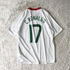 最安価格 NIKE ポルトガル代表 メルカリ - 白 L AWAY 2008 #17 C.RONALDO ウェア