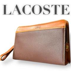 未使用級✨ LACOSTE ラコステ クラッチバッグ ハンドバッグ ポーチ