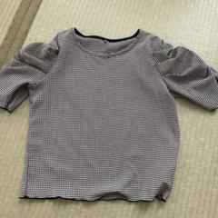 coca チェック柄 五分袖 Tシャツ Sサイズ