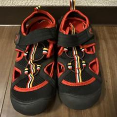 赤黒メッシュサンダル 20.0cm