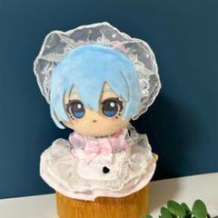10～12cm　ぬい服　ちびぐるみ　ブルロ　いつぬい　あんスタ　メイド服　ピンク