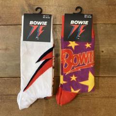 DAVID BOWIE ソックス 2足セット 靴下 公式 デビットボウイ