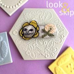 ⑦101ミナペルホネン ハンドメイド パッチンピン ヘア