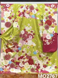 振袖 豪華 刺繍 金駒 紋意匠 身丈174cm 躾糸付き