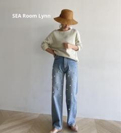 シールームリン　パール付きデニムパンツ other - シールームリン パール装飾デニムパンツ ジーンズ