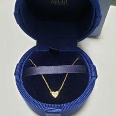 AHKAH ネックレス ハートパヴェ