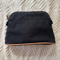 希少美品HERMESエルメスボリードポーチTGMブラックaq10509