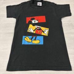 キッズ！レア！90s！アメリカ製！ミッキーマウス Tシャツ 黒色