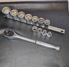 T④【美品】ラチェットレンチSET(差込角12.7mm)合計13点のサムネイル