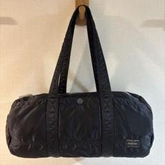 【美品】PORTER ポーター タンカー ミニボストン ダッフルバッグ 筒型 PORTER ポーター タンカー ミニ ボストンバッグ ブラック 廃盤