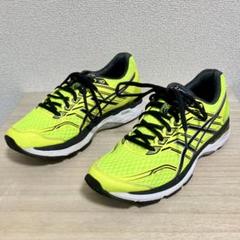 美品 asicsアシックス GT-2000 イエロー 25cm